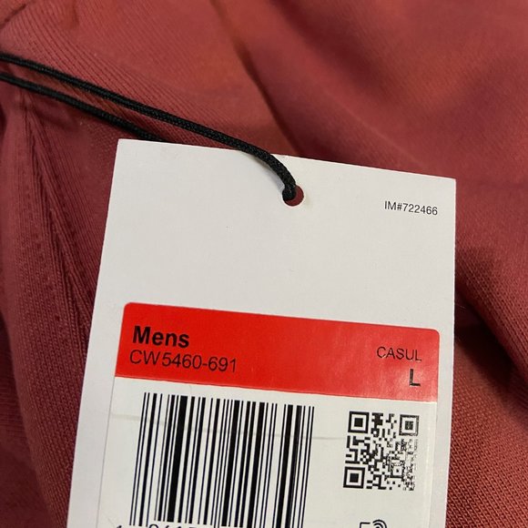 Nike Nikelab NRG Solo Swoosh Fleece Pants Canyon Rust Mens CW5460-691 NEW - Picture 9 of 13